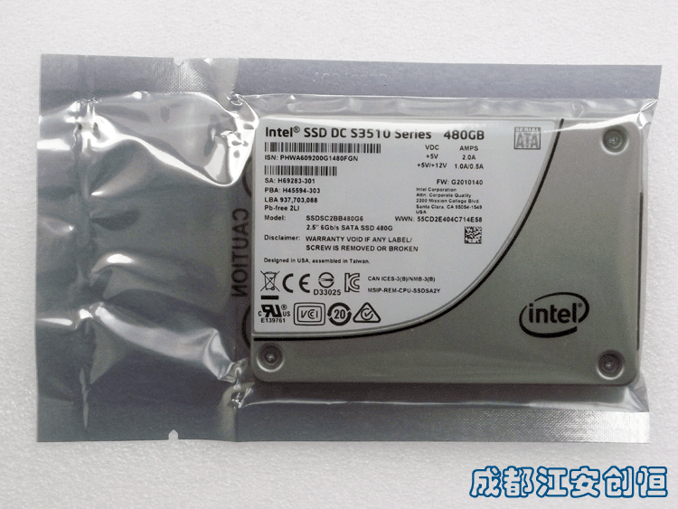 Intel DC S3510 480GB 2.5" SATA III Internal Solid State Drive – MLC, Enterprise SSD